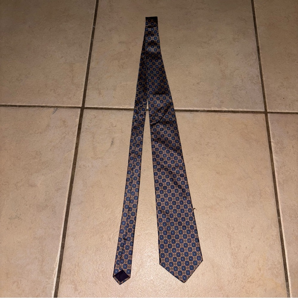 Bert Pulitzer Vintage 100% Silk Geometric
Foulard Necktie - Picture 2 of 4